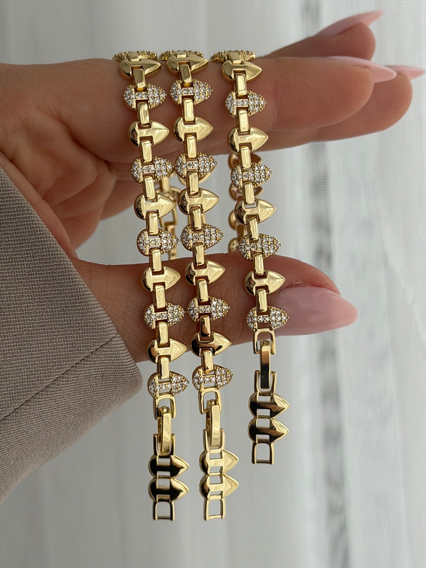 Golden Wisteria Armband