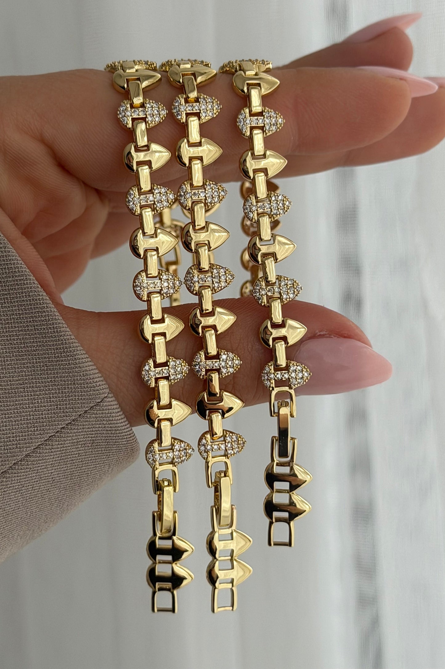 Golden Wisteria Armband