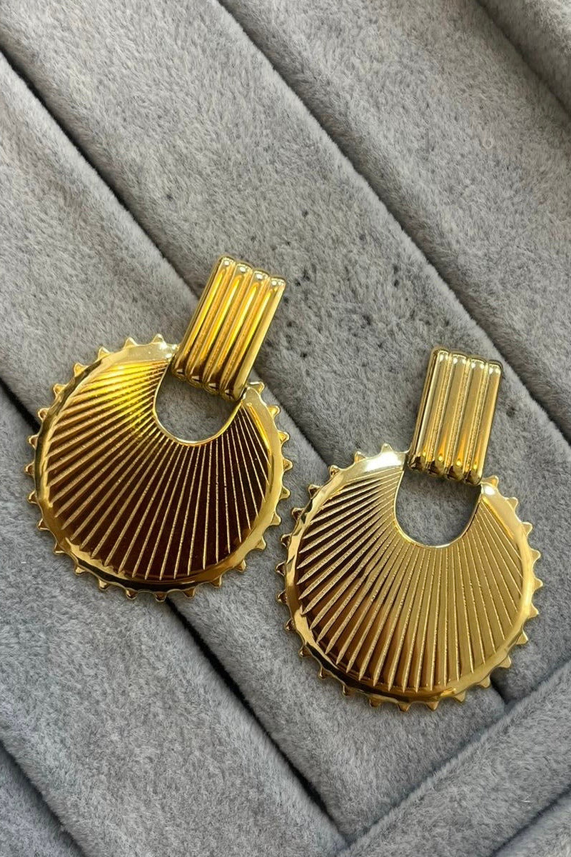 Gold Cricle Ohrringe