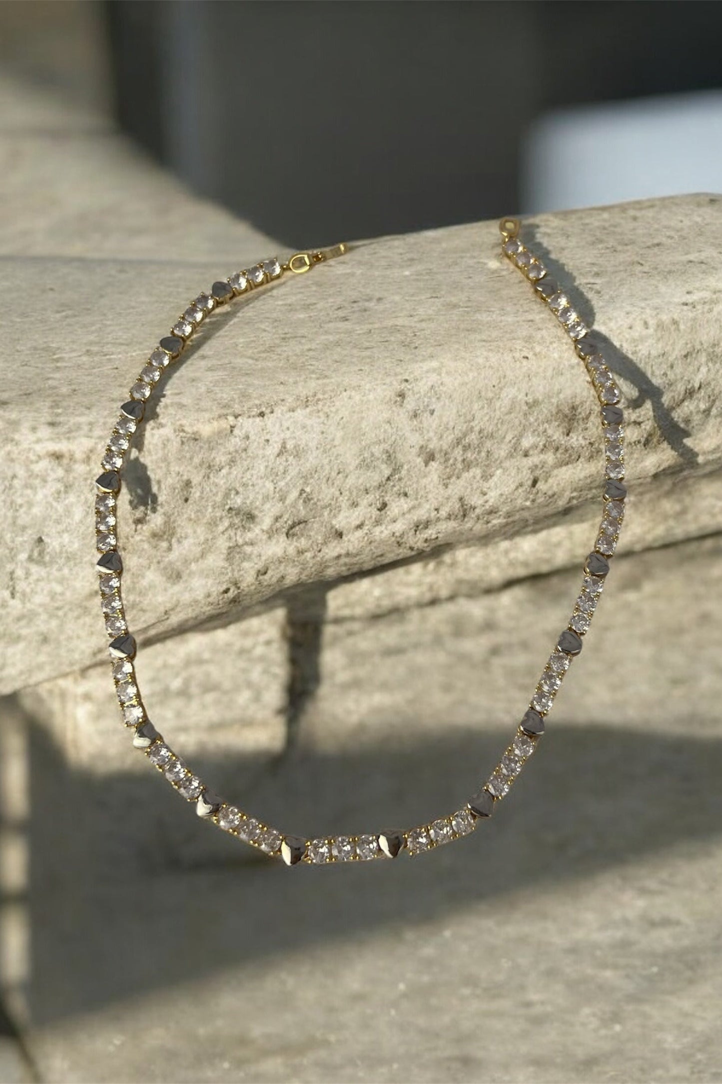 Heart Zirconia Kette