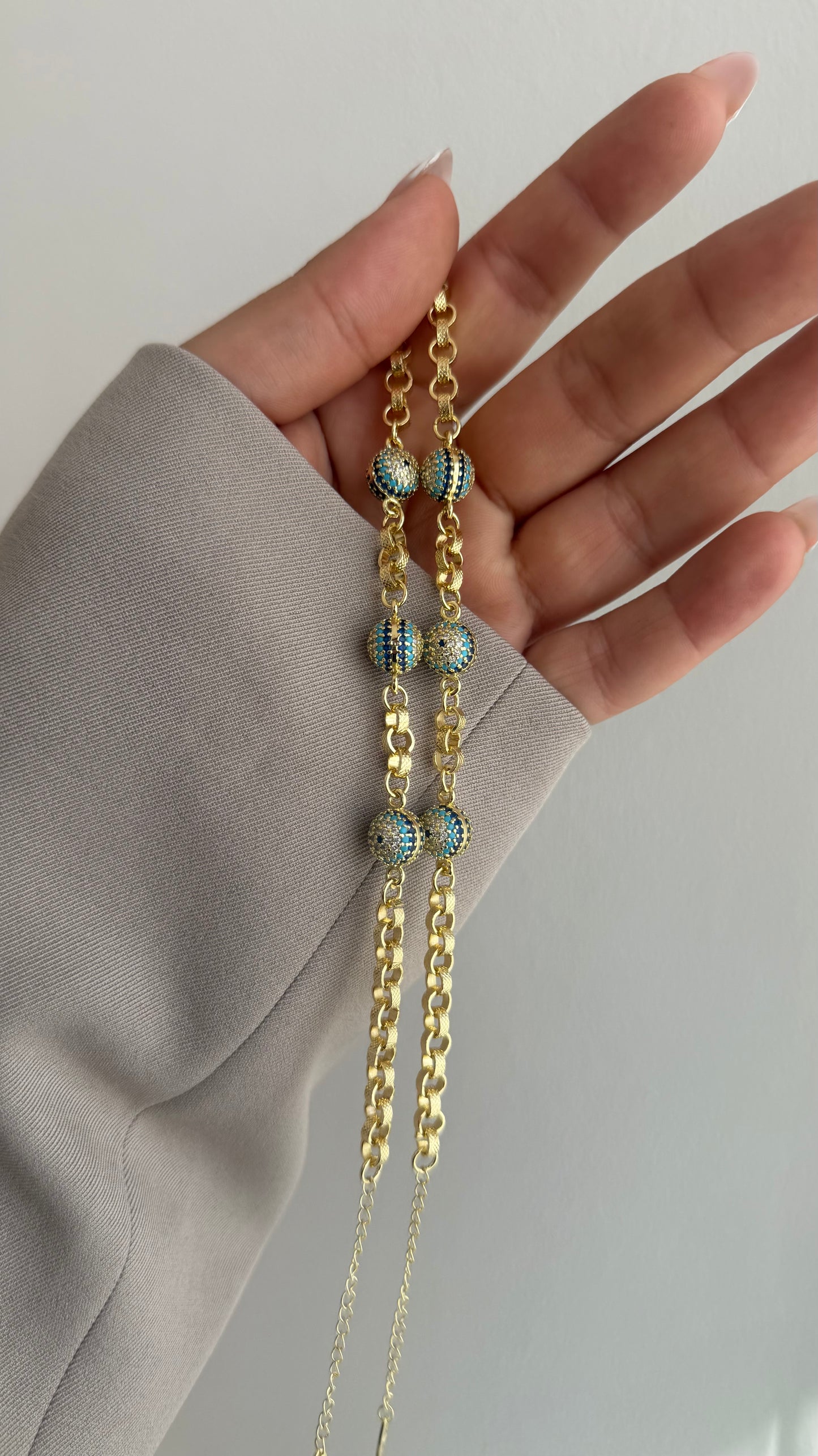 Blue Eye Armband