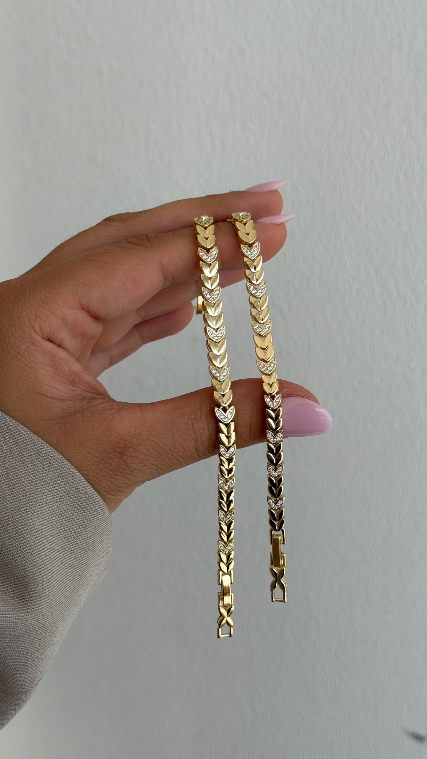 Golden Heard Line Armband