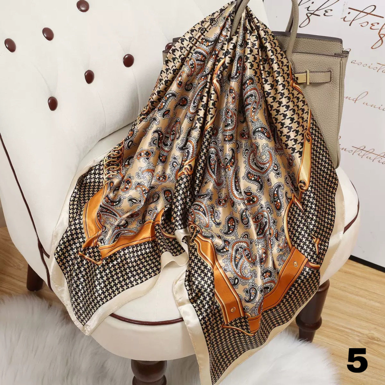 Satin Scarf 90x90cm
