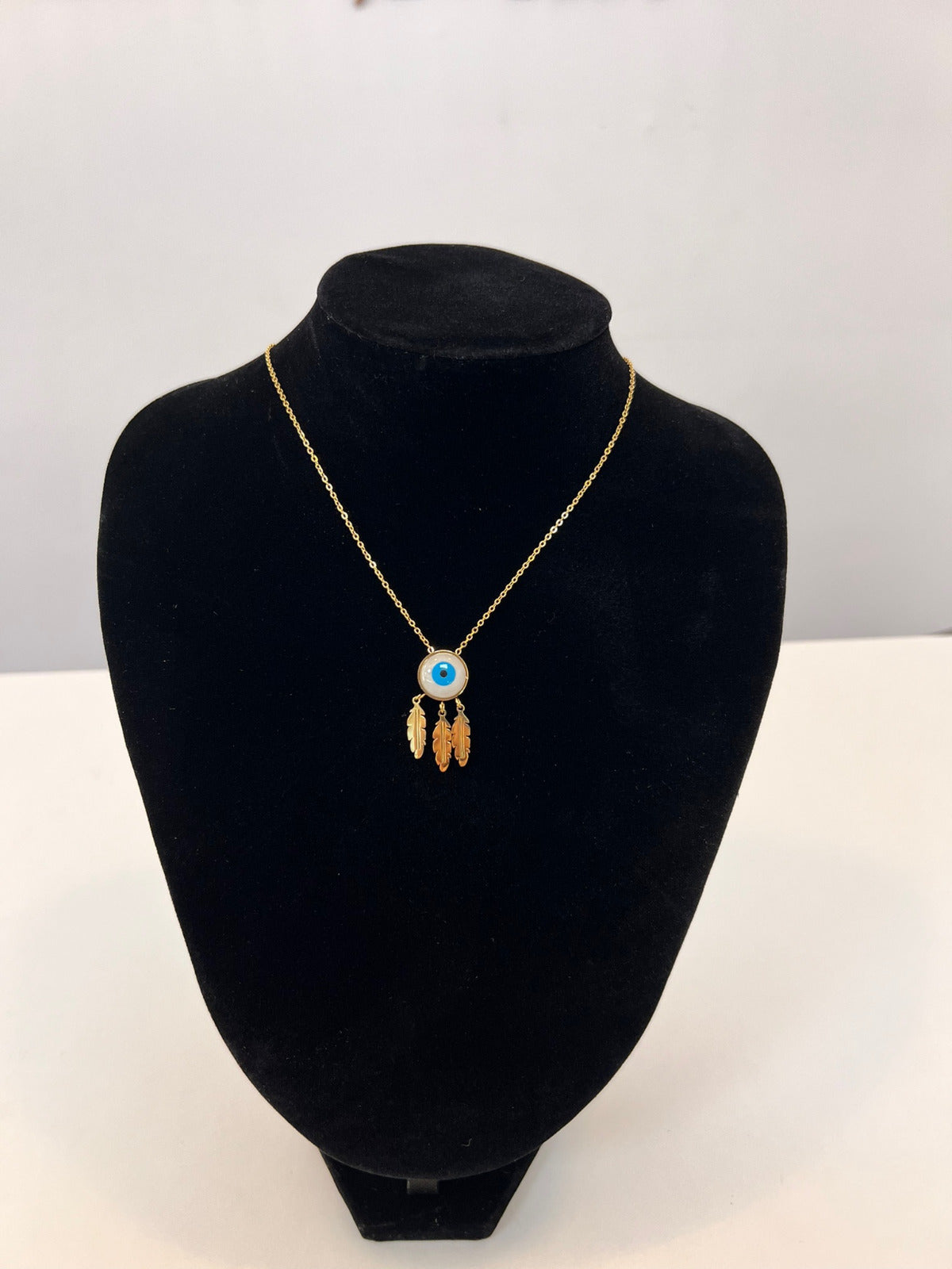 Kette Nazar mit Goldenen Federn