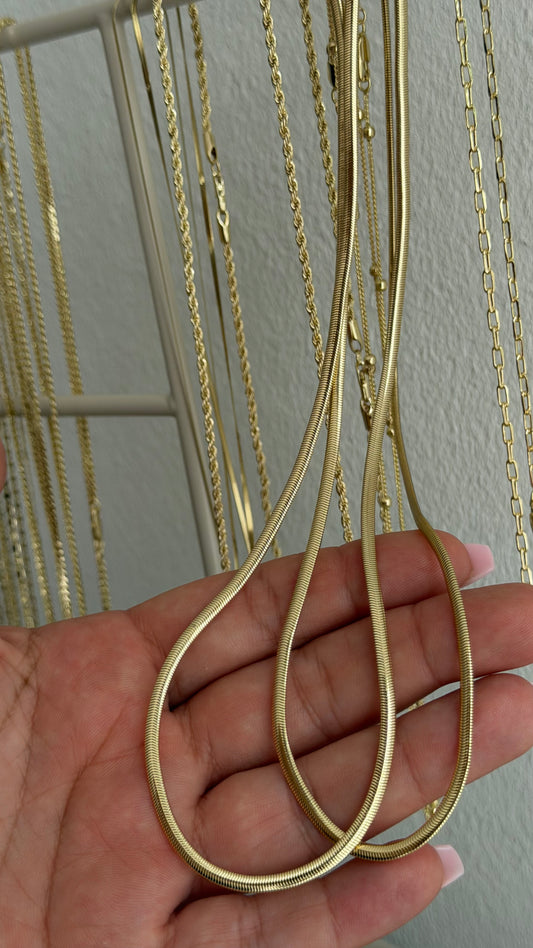 Golden Snake Kette 45 cm