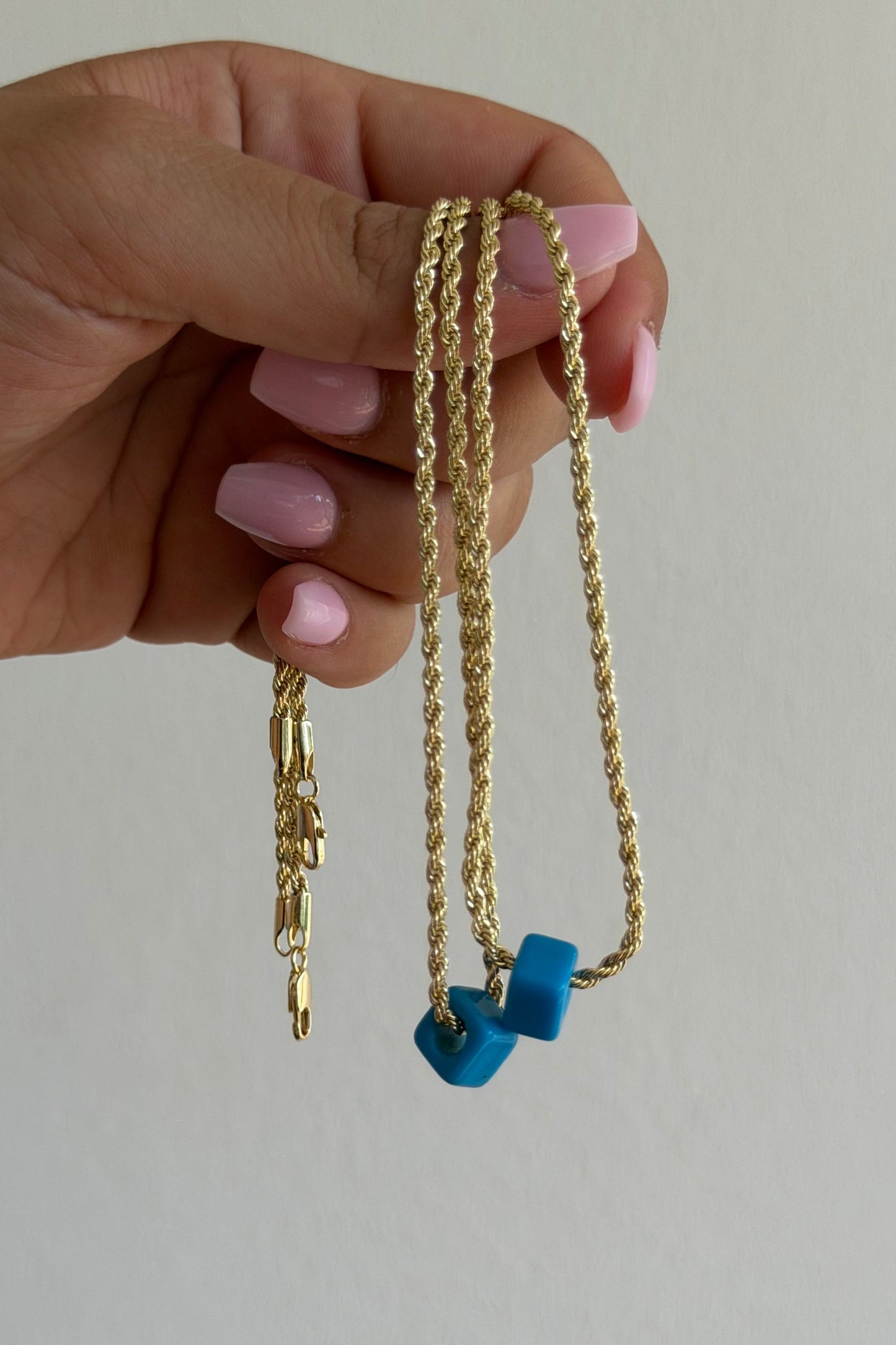 Blue Pearl Kette