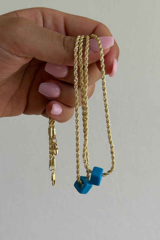 Blue Pearl Kette