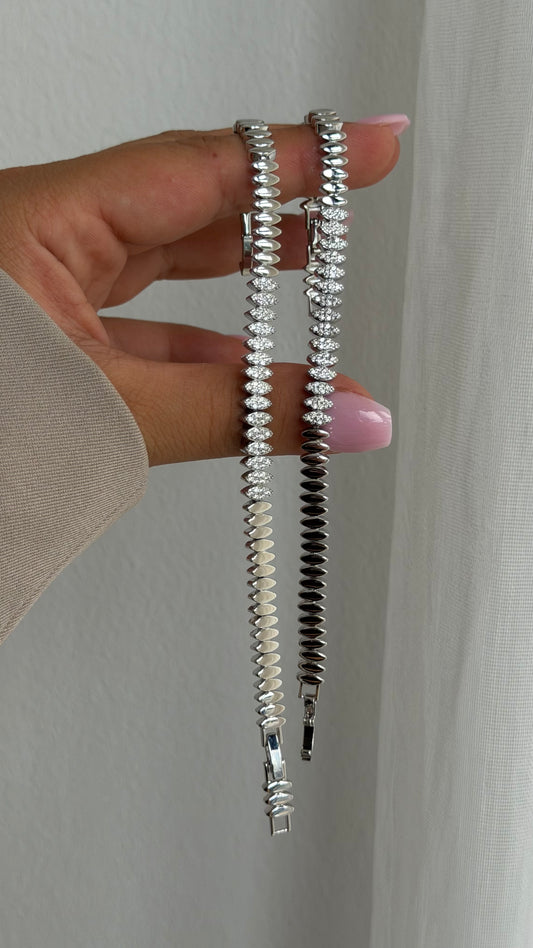 Elayn Silver Armband