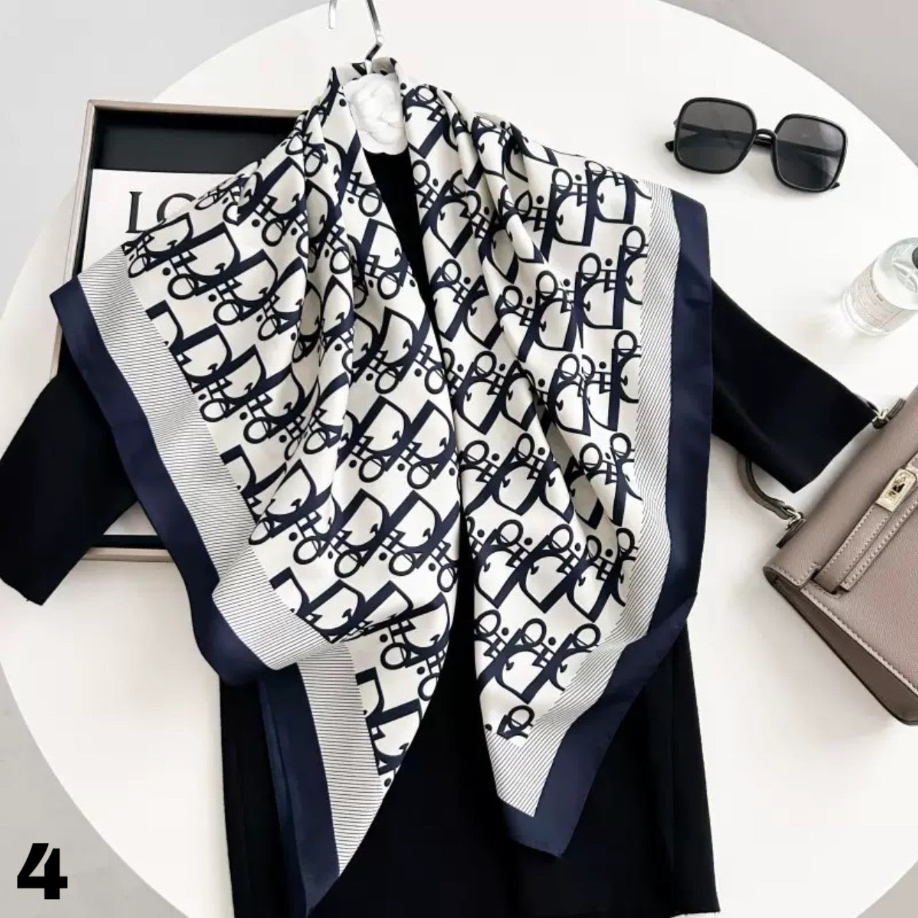 Polyester Schal / Scarf – 90x90 cm