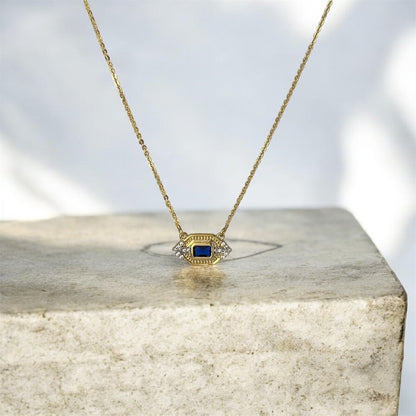 Luxury Blue Stone Kette