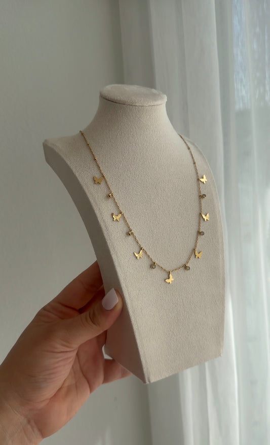 Summer Butterfly Stone Kette