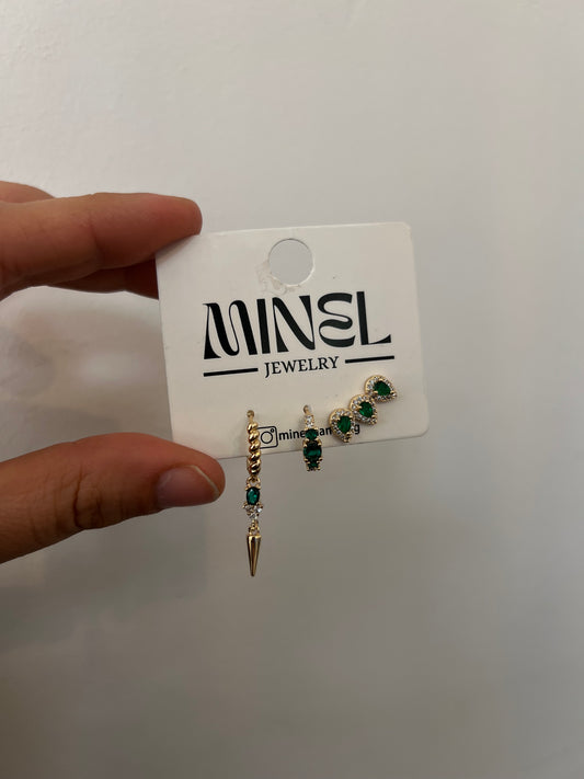 Raya 3er Set Ohrringe