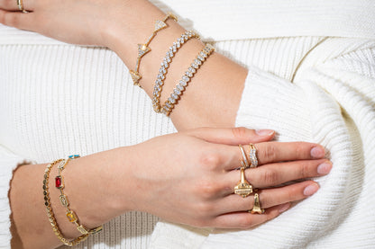 Diamond Line Armband