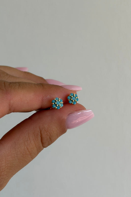 Blue Lon Ohrringe 6mm