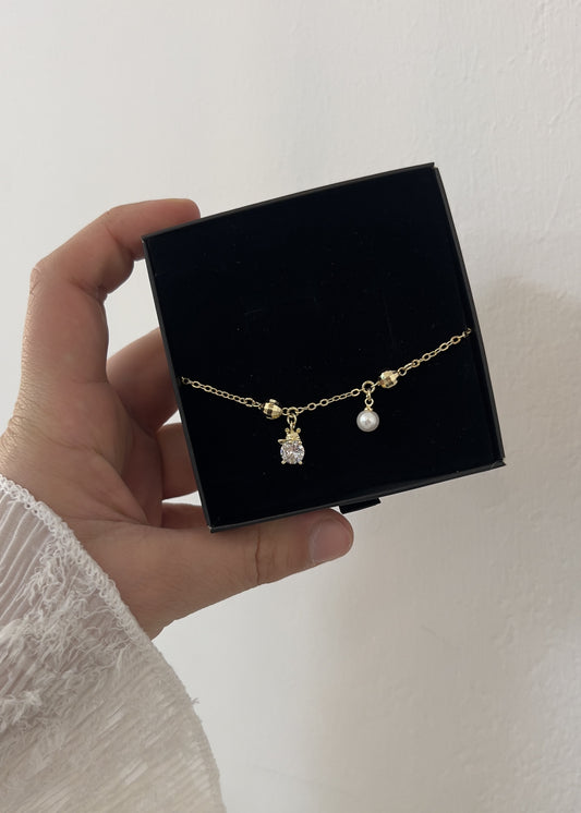 Teddy and Pearl Armband