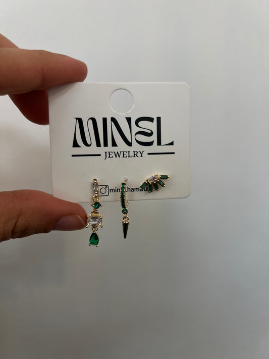 Naya 3er Set Ohrringe