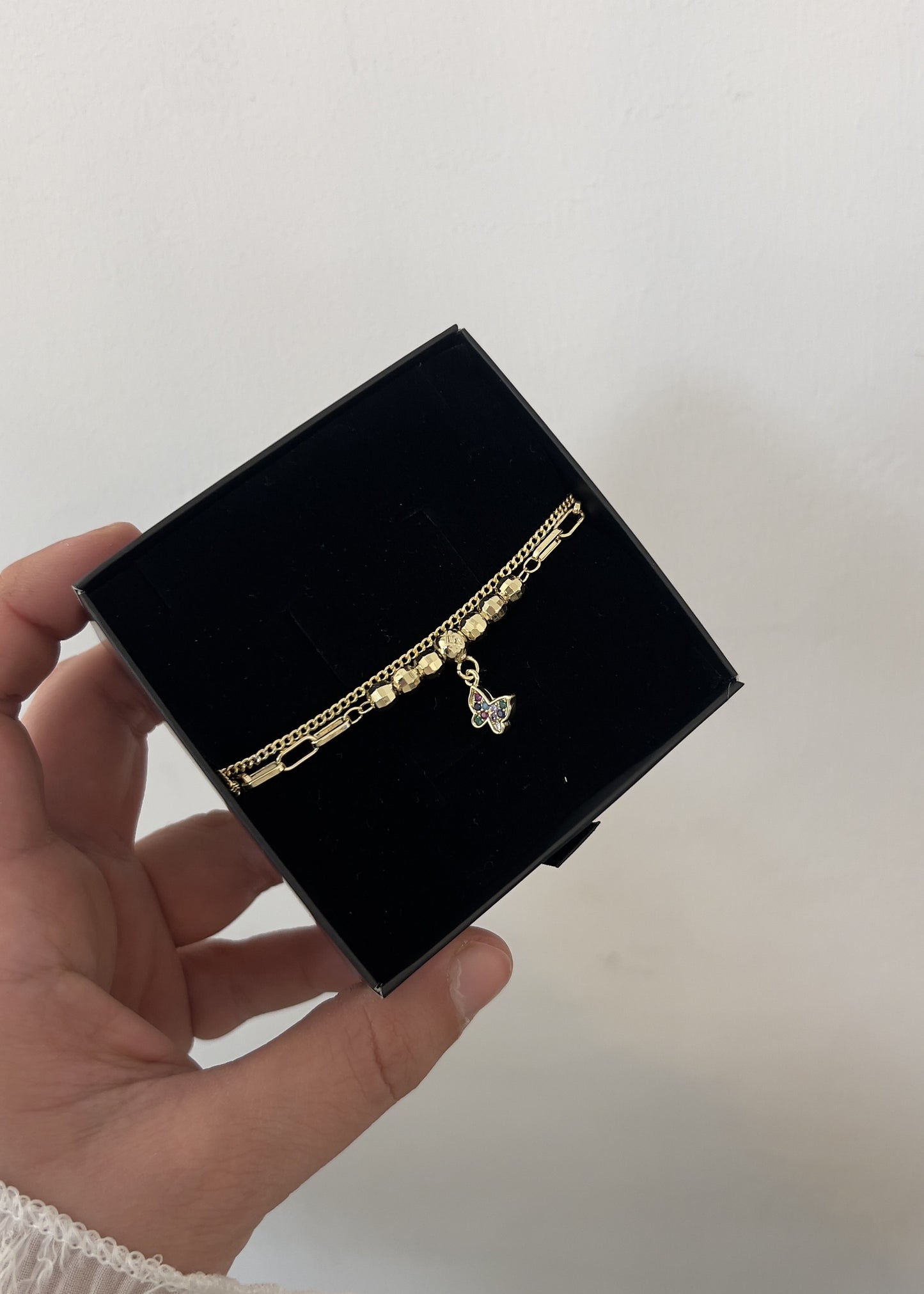 Pearl Butterfly Armband