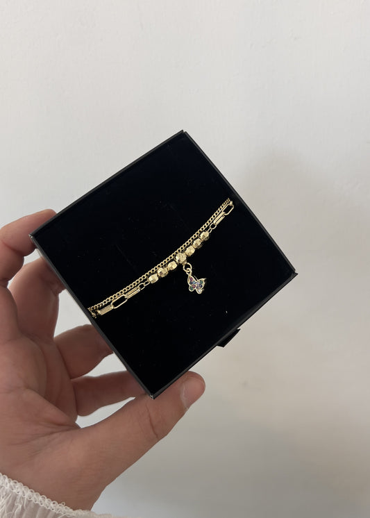 Pearl Butterfly Armband