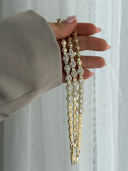 Gold Shiny Armband