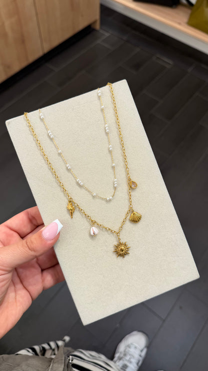 Sun Charm Kette