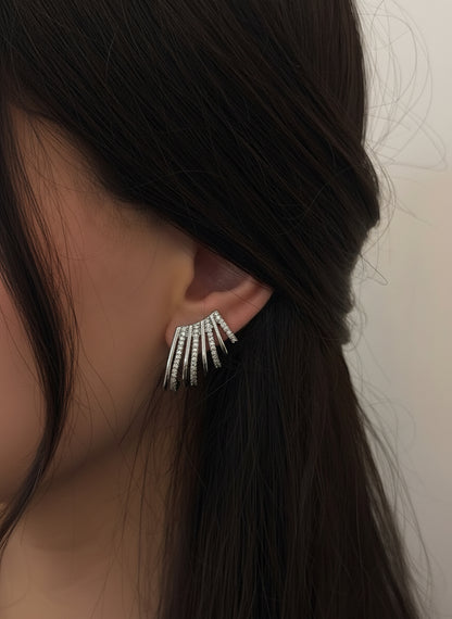 Silver Glam Ohrringe