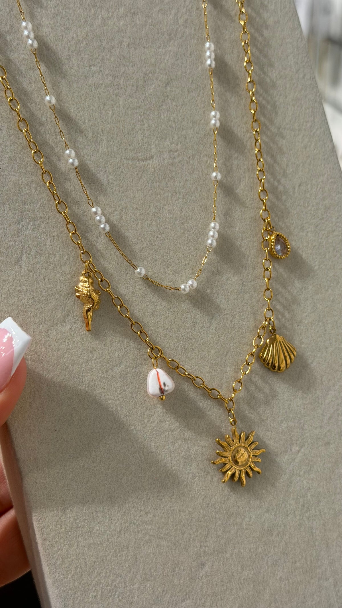 Sun Charm Kette