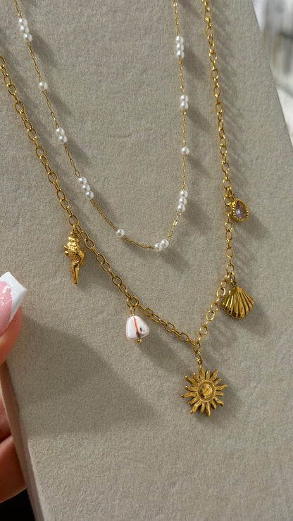 Sun Charm Kette