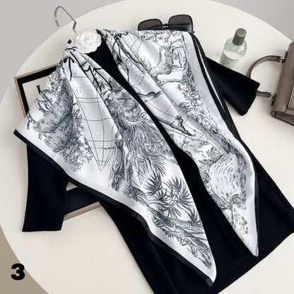 Polyester Schal / Scarf – 90x90 cm