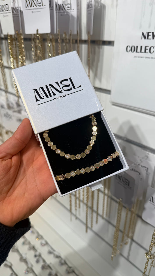 Golden Hexagon Set