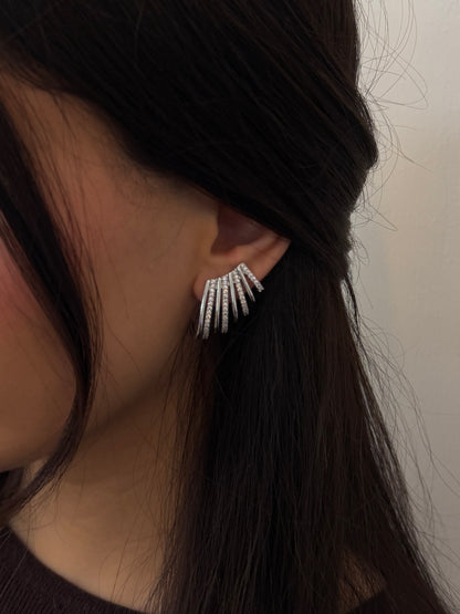 Silver & Gold Lea Ohrringe