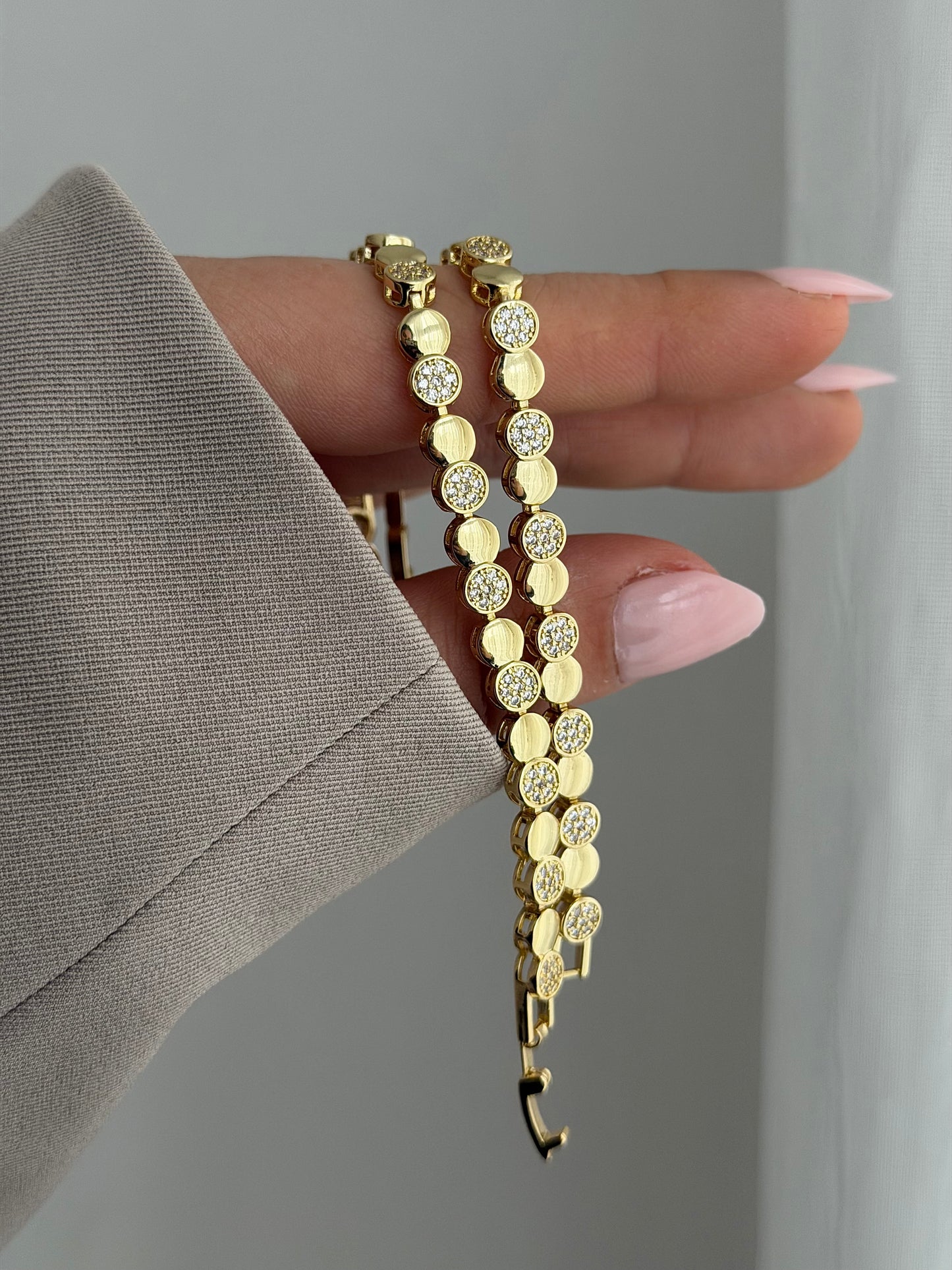 Golden Circle Armband