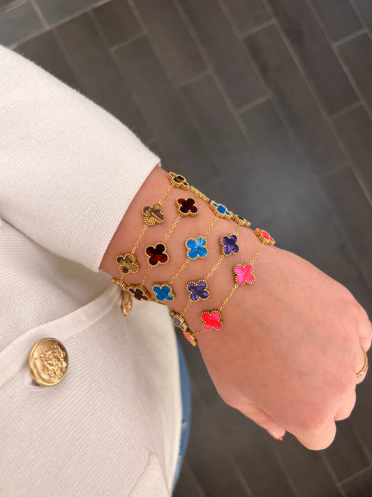 Clover Armband mit Farbverlauf