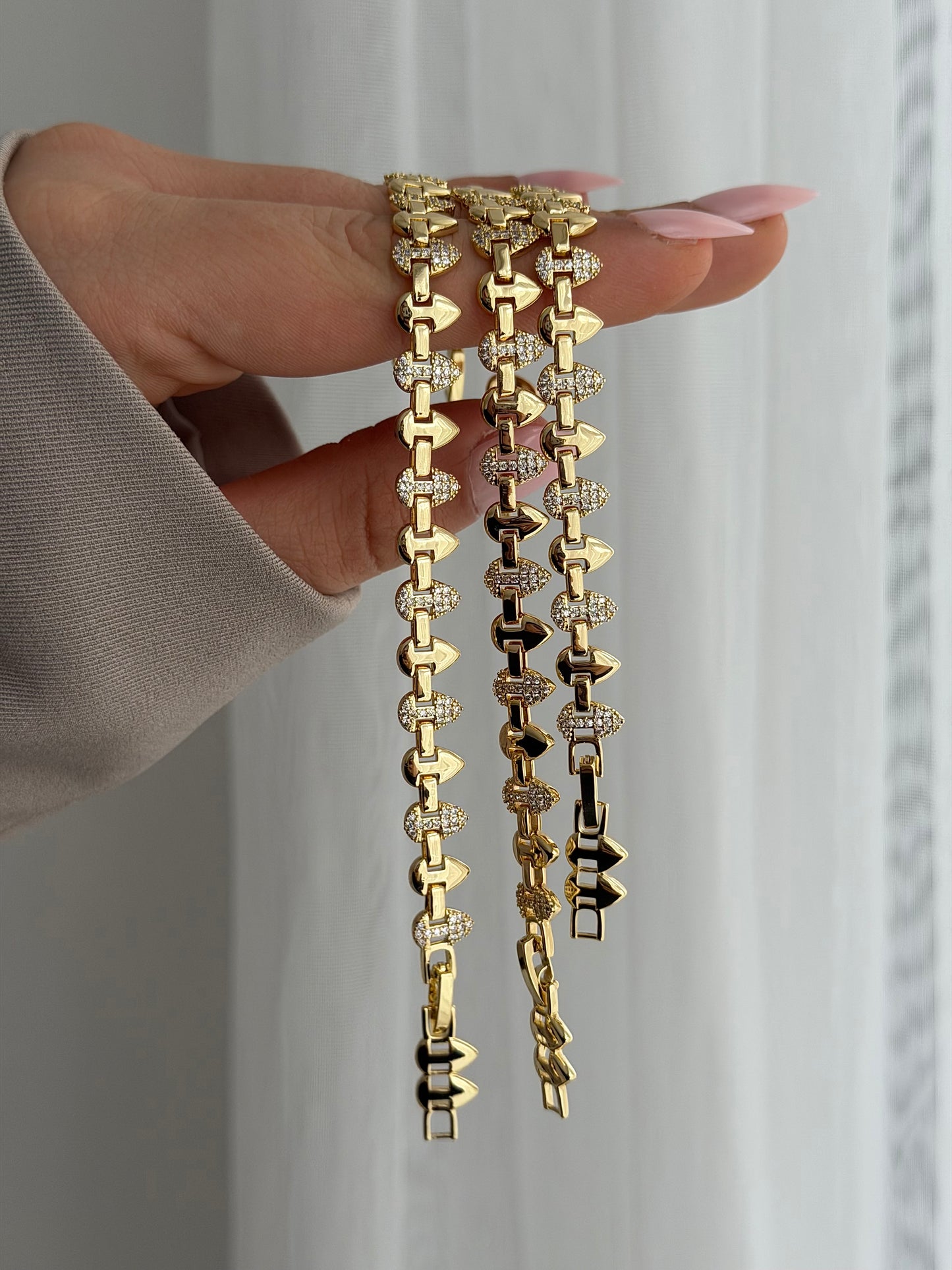 Golden Wisteria Armband