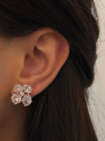 Flower Stone Ohrringe