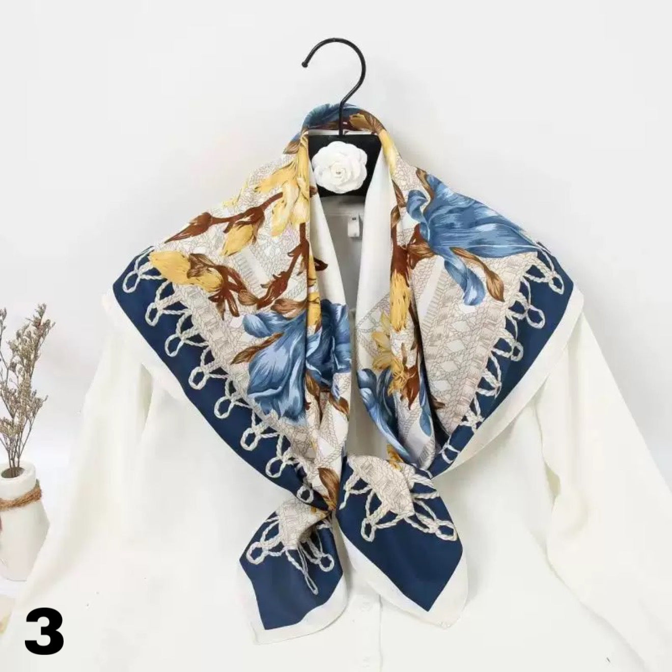 Polyester Schal / Scarf – 90x90 cm