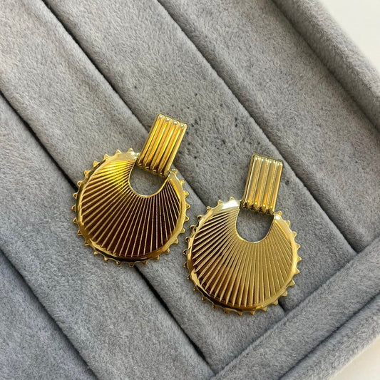 Gold Cricle Ohrringe