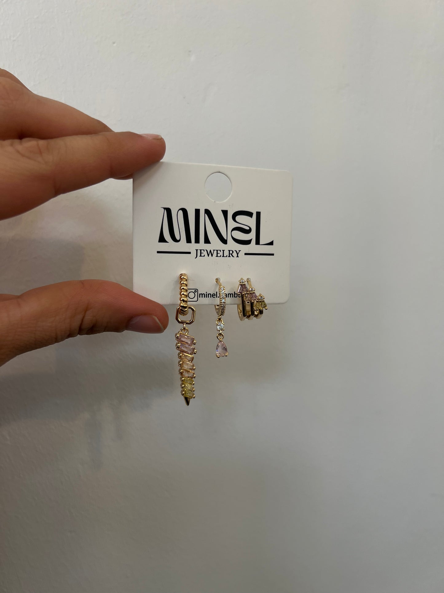 Amelia 3er Set Ohrringe