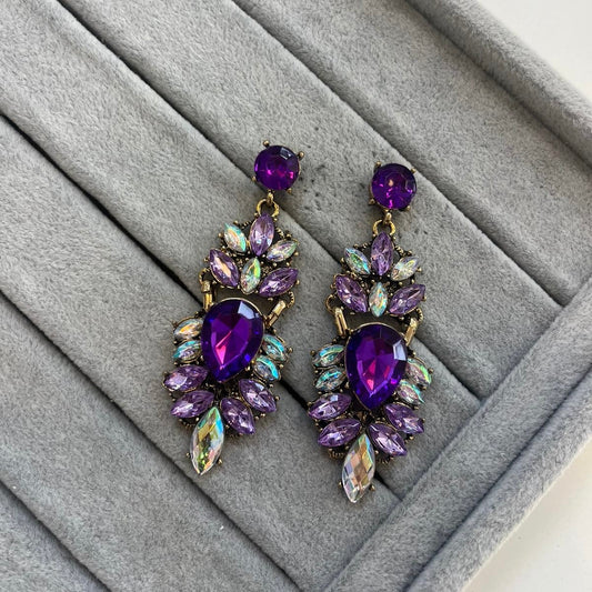 Luxury Lila Ohrringe
