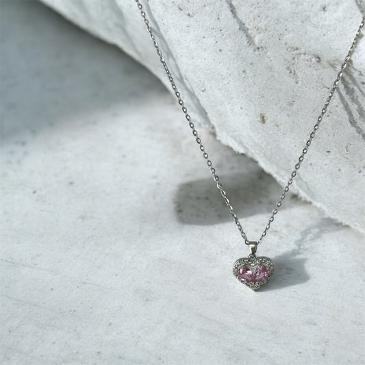 Silver Heart Kette