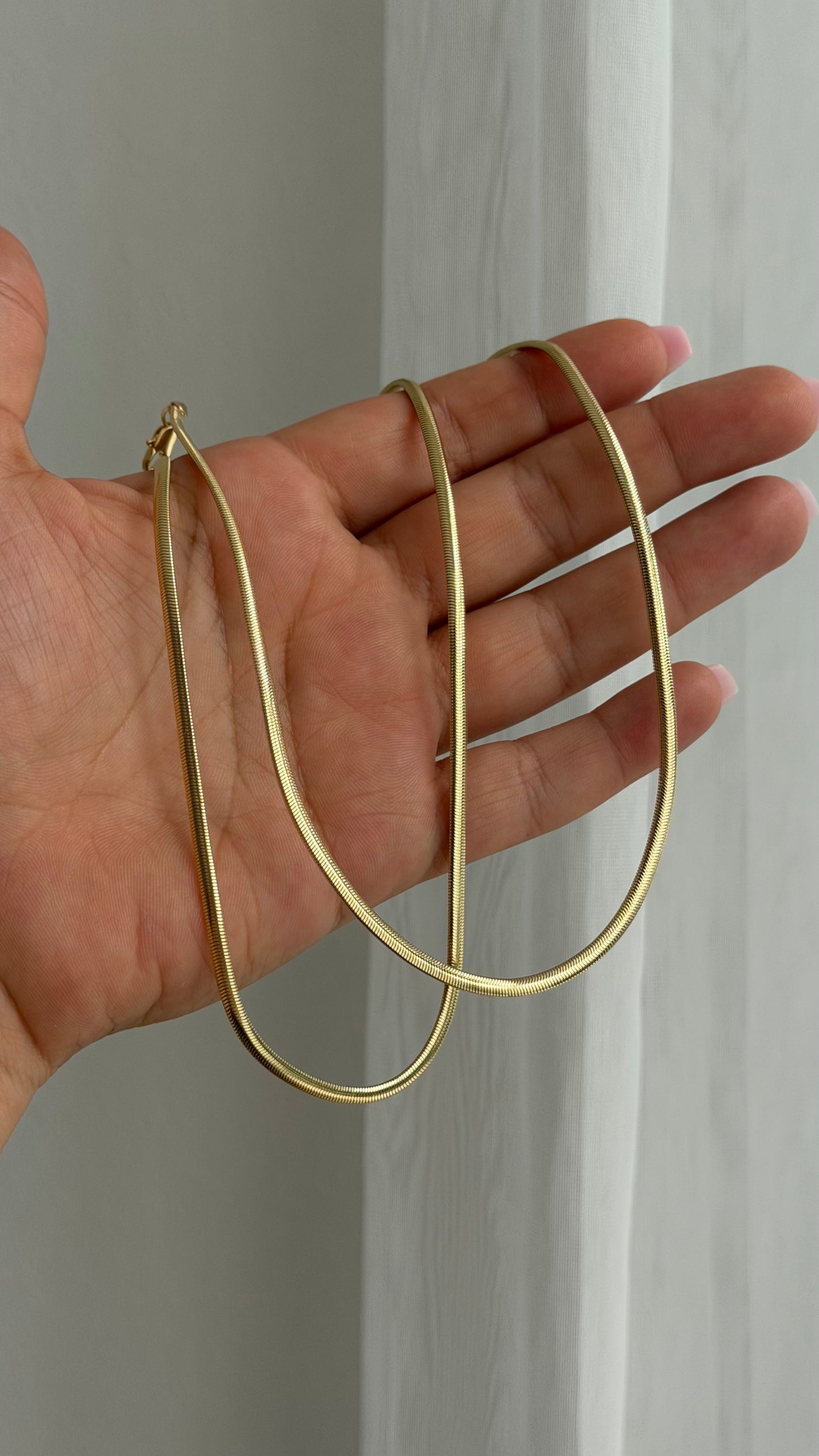 Golden Snake Kette 45 cm