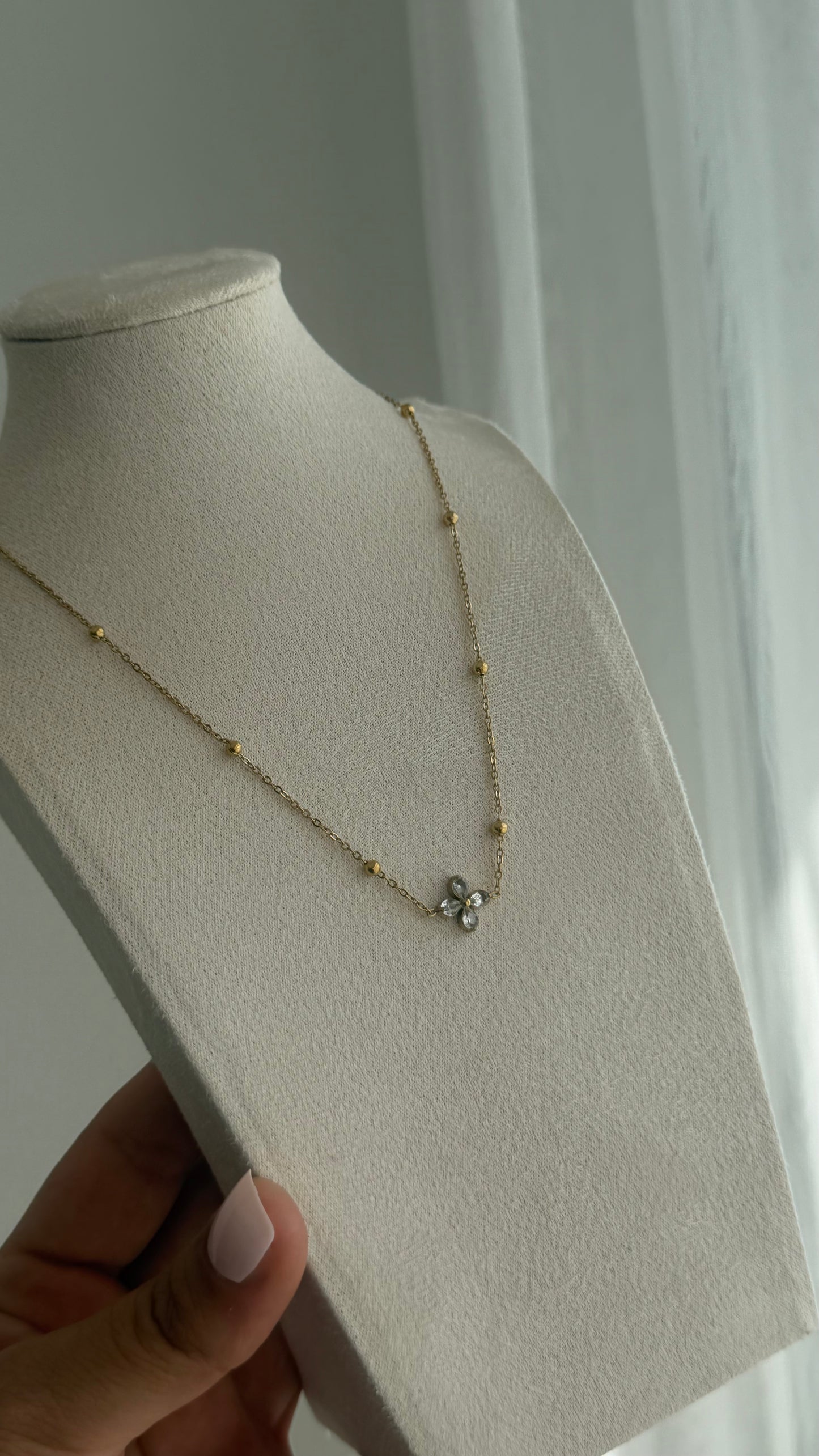 Flower Stone Kette