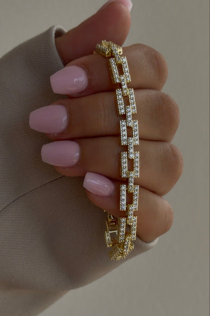 Stone Chain Elegance Armband