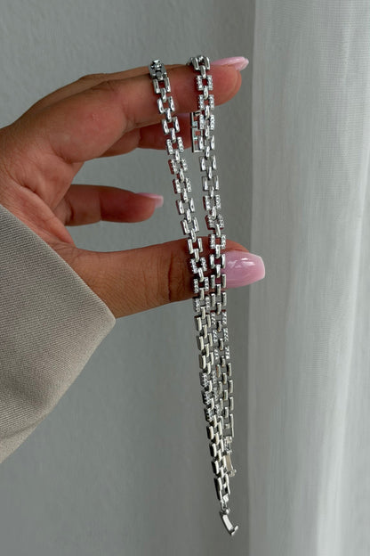 Yasmin Silver Armband