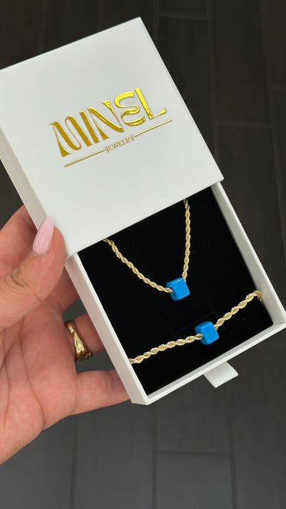 Kordel Blue Stone Set