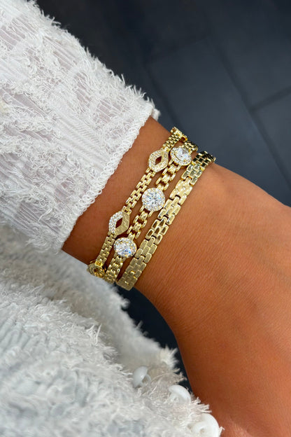 Golden Line Armband