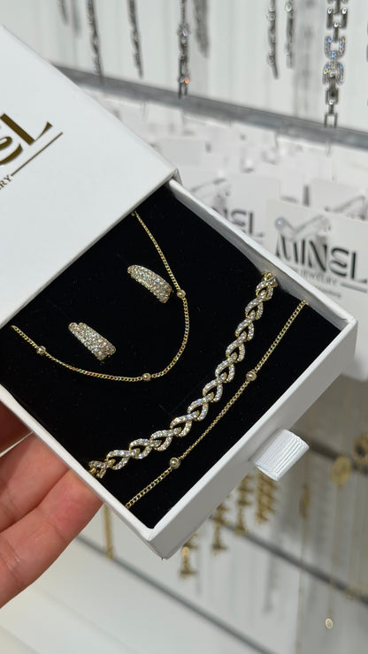 Stone Elegance & Fine Dot Set