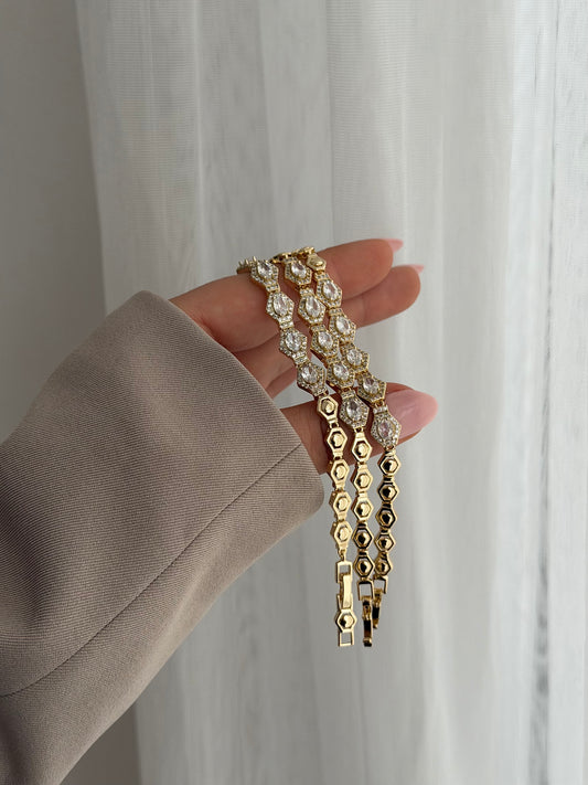 Gold Shiny Armband