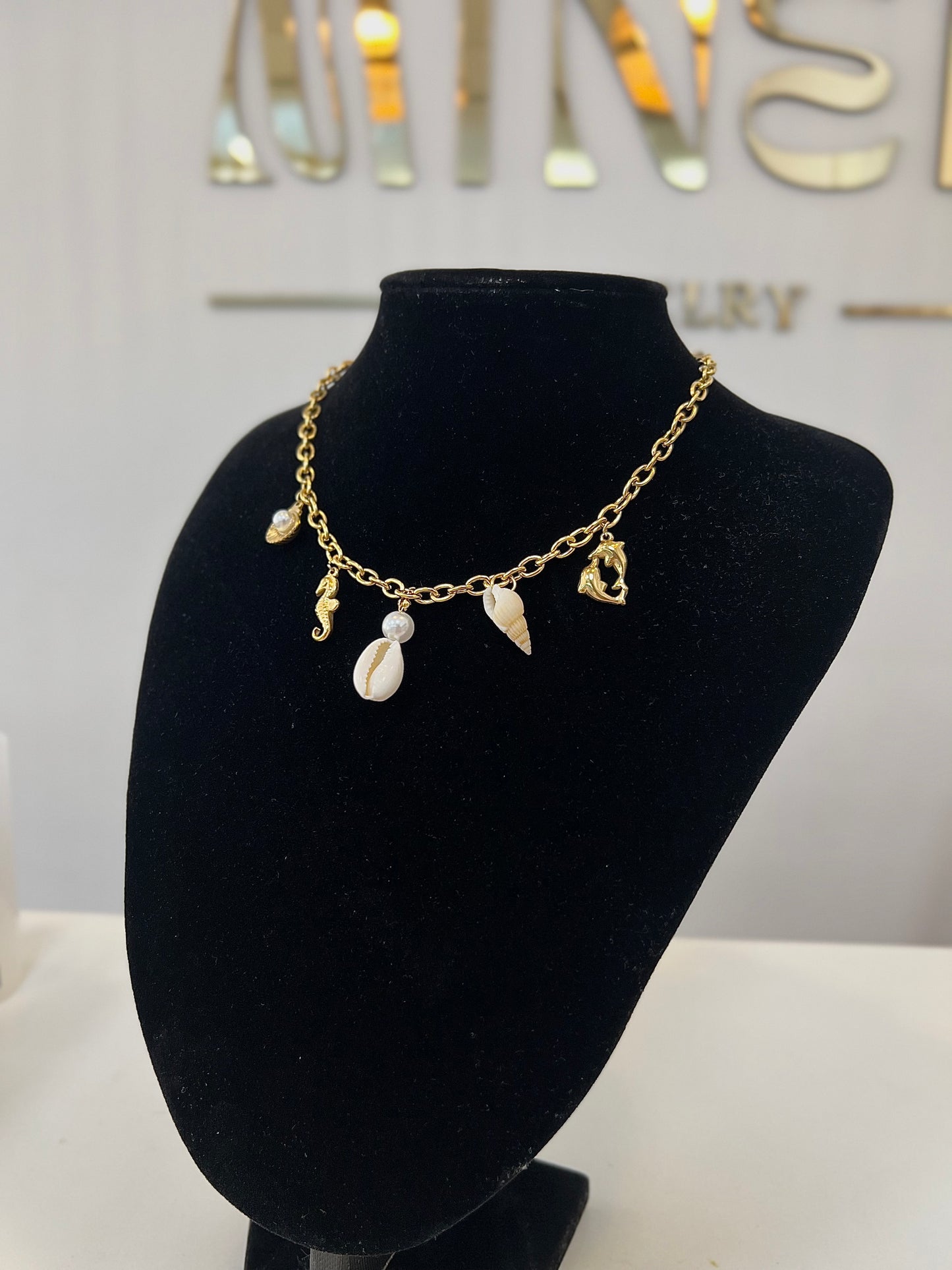 Shell & Pearl Kette