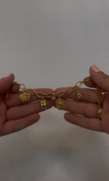 Golden Charm Summer Armband