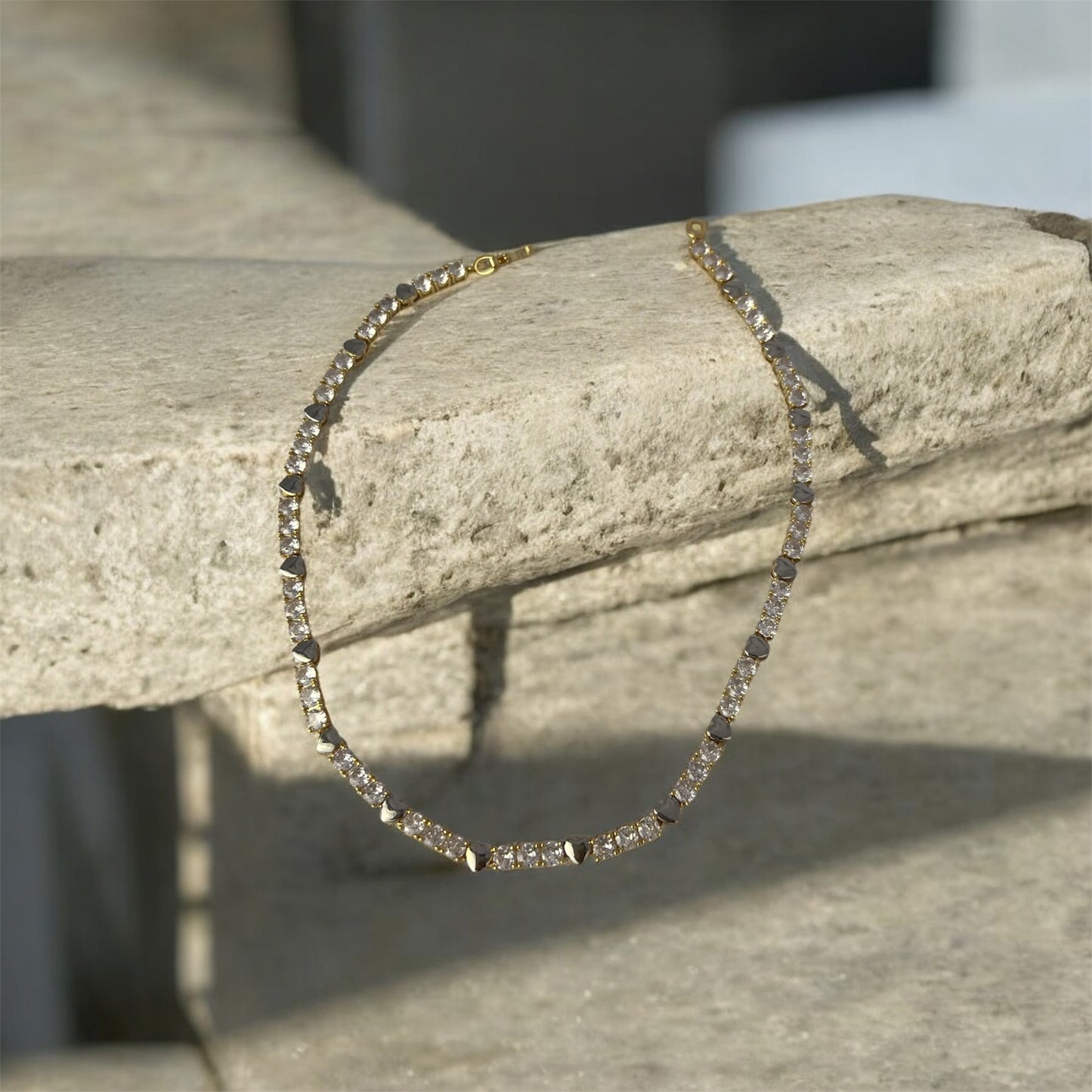 Heart Zirconia Kette